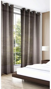 Draperie maro 140x245 cm Struktura Uni – Sehlbach