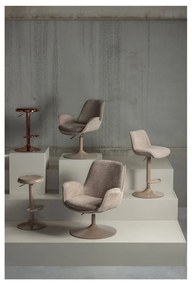 Fotoliu bej cu șezut cu înălțime ajustabilă Marten – WOOOD