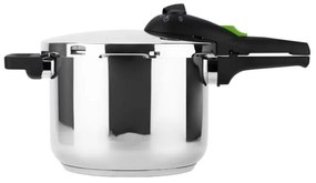 Resigilat: Set 2 oale sub presiune Fagor Rapid Xpress, 4+6 l, 2 nivele 60/100 kPa, 5 sisteme de siguranta, Otel 18/10, Argintiu