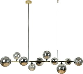 Lustra cu 10 surse de lumina SERENITY auriu