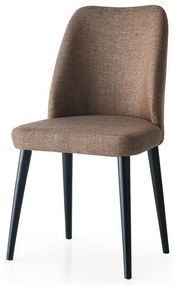 Set de scaune de sufragerie Luna Brown and Black,2 buc.