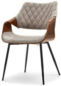 Scaun Rolf K (nuc + negru). Promo -16%. 1111254