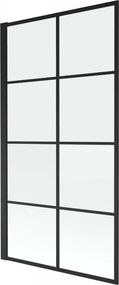 Mexen Alex paravan cadă cu 1 panou 70 x 140 cm, model negru fix - 893-070-000-70-77