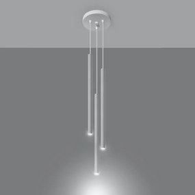 Lustră pe cablu PASTELO 3xG9/12W/230V alb