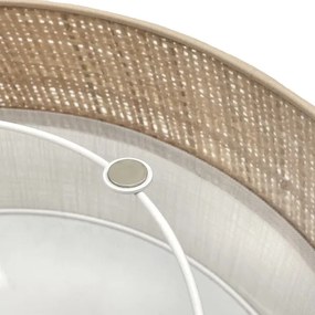 Plafonieră LED SIRJA BOHO LED/36W/230V Ø 45 cm bej/alb