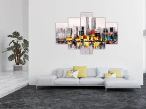 Tablou -Pictura orașului (150x105 cm)