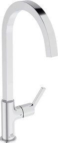 Baterie bucatarie Ideal Standard Gusto Square 306 pentru presiune joasa crom lucios