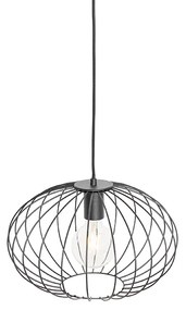 Lampă suspendată industrială neagră - Margarita