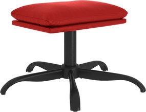 vidaXL Taburet, roșu vin, 60x60x36 cm, piele ecologică