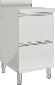 vidaXL Dulap de bucătărie comercial cu 2 sertare 50x60x96 cm