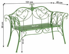 Banca de gradina, verde,Bortis Impex verde