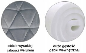 JAKS SCAUN VELUR CLASSIC ALBASTRĂ, STILUL SCANDINAV