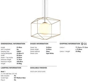 Pendul LUX design deosebit SILHOUETTE big, cu abajur sferic din sticla