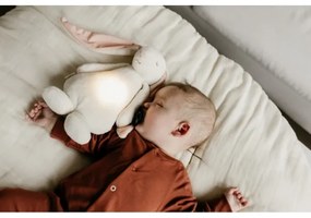 Moonie - Iepuraș crem cu melodie și lumină pentru somn