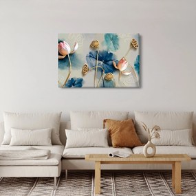 Tablou cu flori (90x60 cm)