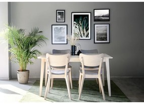 Masă de dining din stejar lăcuit Rowico Filippa, 140 x 90 cm, mat