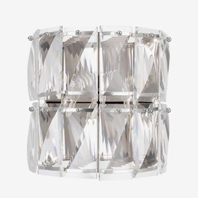 Aplica design LUX Amazone nickel, sticla 112659 HZ