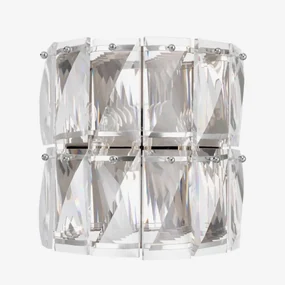 Aplica design LUX Amazone nickel, sticla 112659 HZ