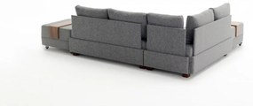 Coltar Extensibil Fly Corner Sofa Bed Left, Gri