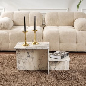 Masă de cafea Harmony Fressia Marble