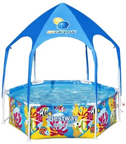 Bestway piscină supraterană copii steel pro, protecție uv, 183x51 cm