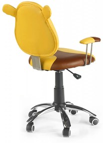 Scaun de birou copii Kubus maro H92 cm