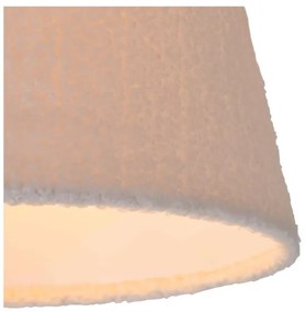 Lustră pe cablu Lucide 10416/01/38 WOOLLY 1xE27/60W/230V crem