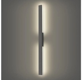 Brilagi - Aplica LED de exterior LUNA, 24 W, 230 V, 4000 K, IP65, antracit