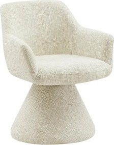Scaun pivotant AMBIENTO tesatura Chenille bej