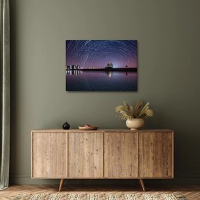 Tablou cu cerul nocturn și stele (70x50 cm)