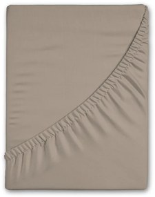 Cearceaf maro din flanelă cu elastic 90x200 cm – Good Morning