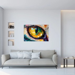 Tablou - Ochi de pisică Pictură (90x60 cm)