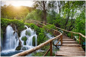 Tablou - Lacurile Plitvice (90x60 cm)