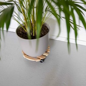 Bază mobilă pentru ghiveci din lemn ø 29 cm (înălțime 8 cm) Indoor – Esschert Design