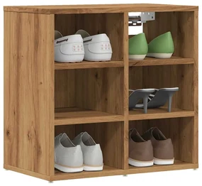 vidaXL Dulap Pantofi Stejar Artizanal 52x30x50 cm