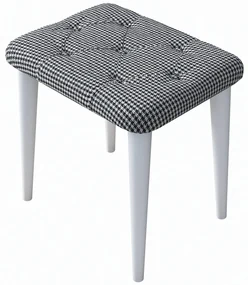 Taburet Dekisu (negru + alb). 1094518