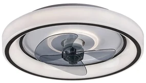 Lustra LED cu ventilator si telecomanda, Horacio D 47cm