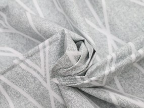 Lenjerie de pat din bumbac Renforce CREP GRAY STRIPES gri Dimensiune lenjerie de pat: 70 x 90 cm | 140 x 200 cm