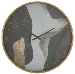 Ceas decorativ multicolor din metal, ∅ 60 cm, Art Mauro Ferretti