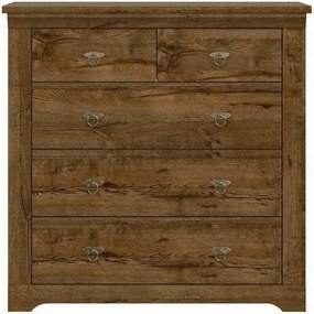 Comoda PATRAS KOM5S, stejar april, PAL, 93x45x93 cm