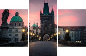 Tablou - Pe podul lui Carol,Praga (90x60 cm)
