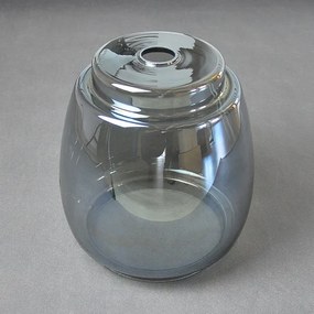 BRILAGI - LED lustră pe cablu RETRO GLASS 2xE27/60W/230V crom mat/gri fumuriu