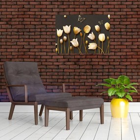 Tablou - Lalele - abstract (70x50 cm)