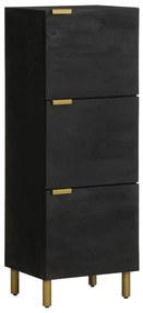vidaXL Dulap înalt, negru, 40x33x110 cm, lemn prelucrat