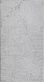 vidaXL Covor IZA aspect scandinav, cu fire scurte, gri, 80x150 cm