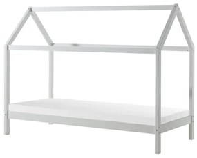 Set DALLAS în alb format dintr-un Pat copii Vipack (90 x 200 cm) și o SALTEA PAT COPII Basic Cool (90 x 200 x 10 cm).