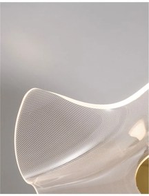 Lustra aplicata LED moderna cu design original deosebit SIDERNO