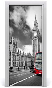 Autocolante pentru usi Ușă autoadeziv pe Big Ben, Londra