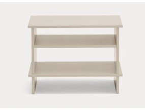 Noptieră crem cu rafturi Inari – Teulat