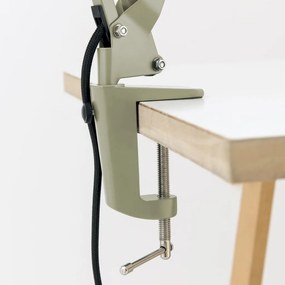 Lampa cu brat articulat si sistem de prindere masa, Gili verde deschis